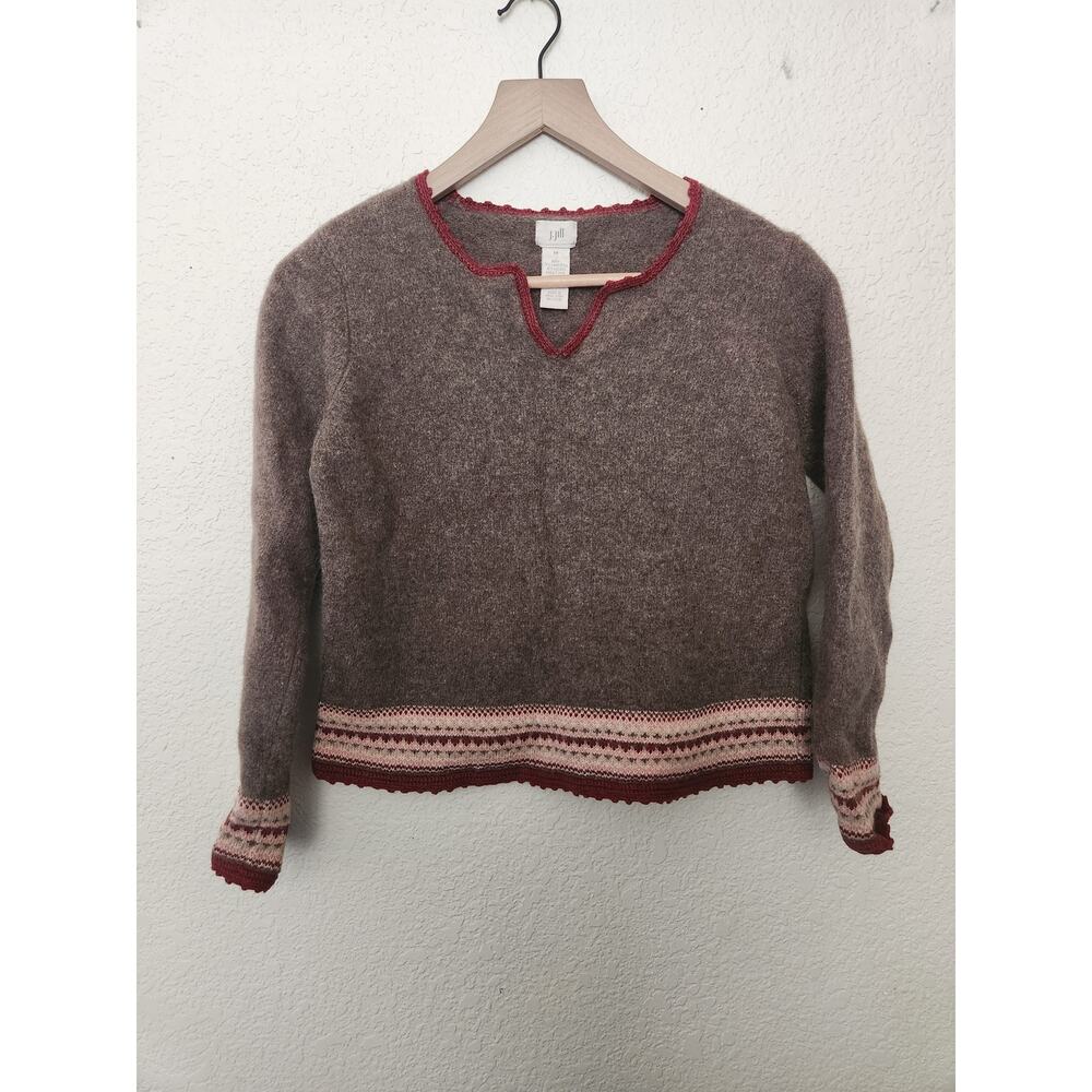 J.Jill Women's Lambswool/ Rabbit Hair Sweater -M